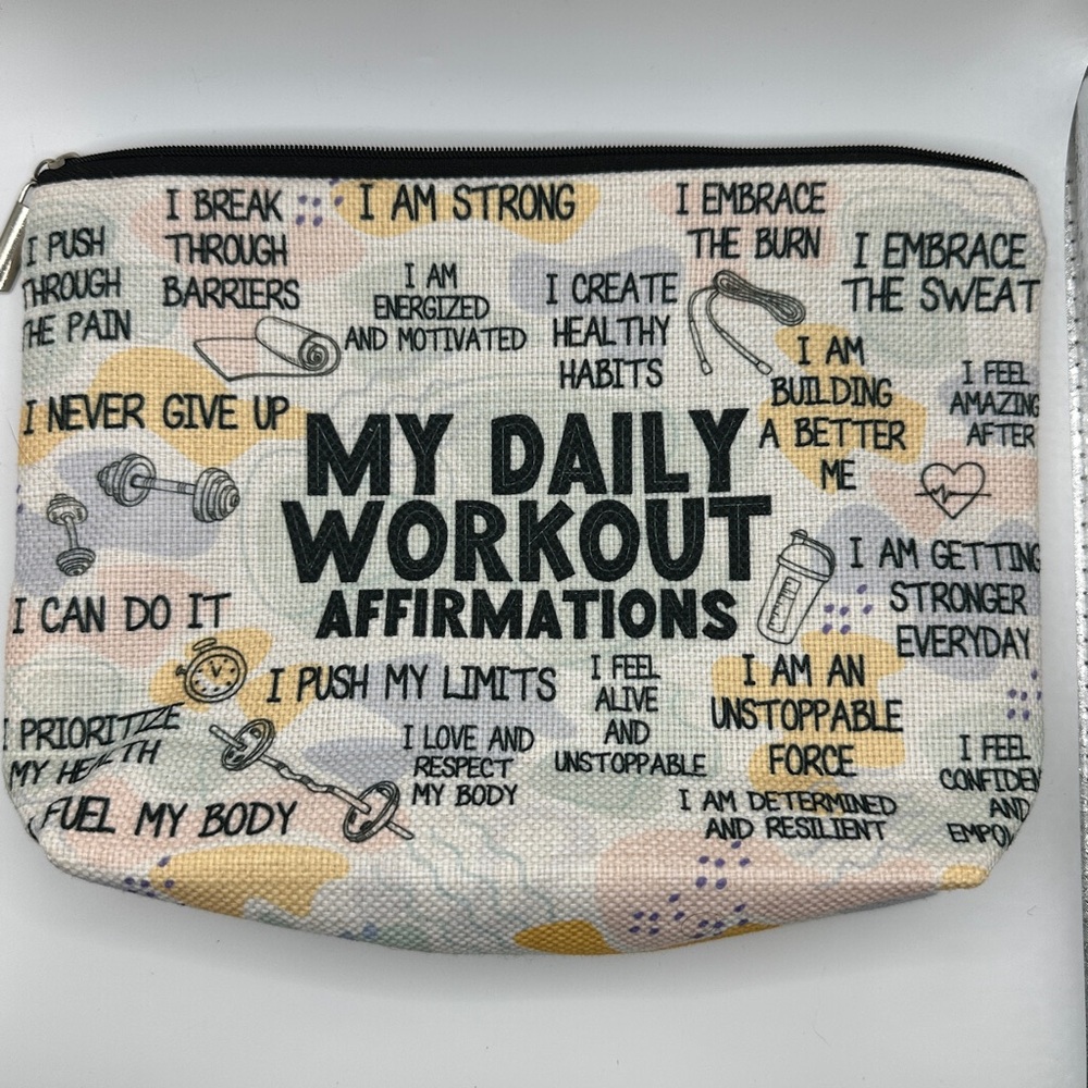 Workout Affirmations Pouch View 3